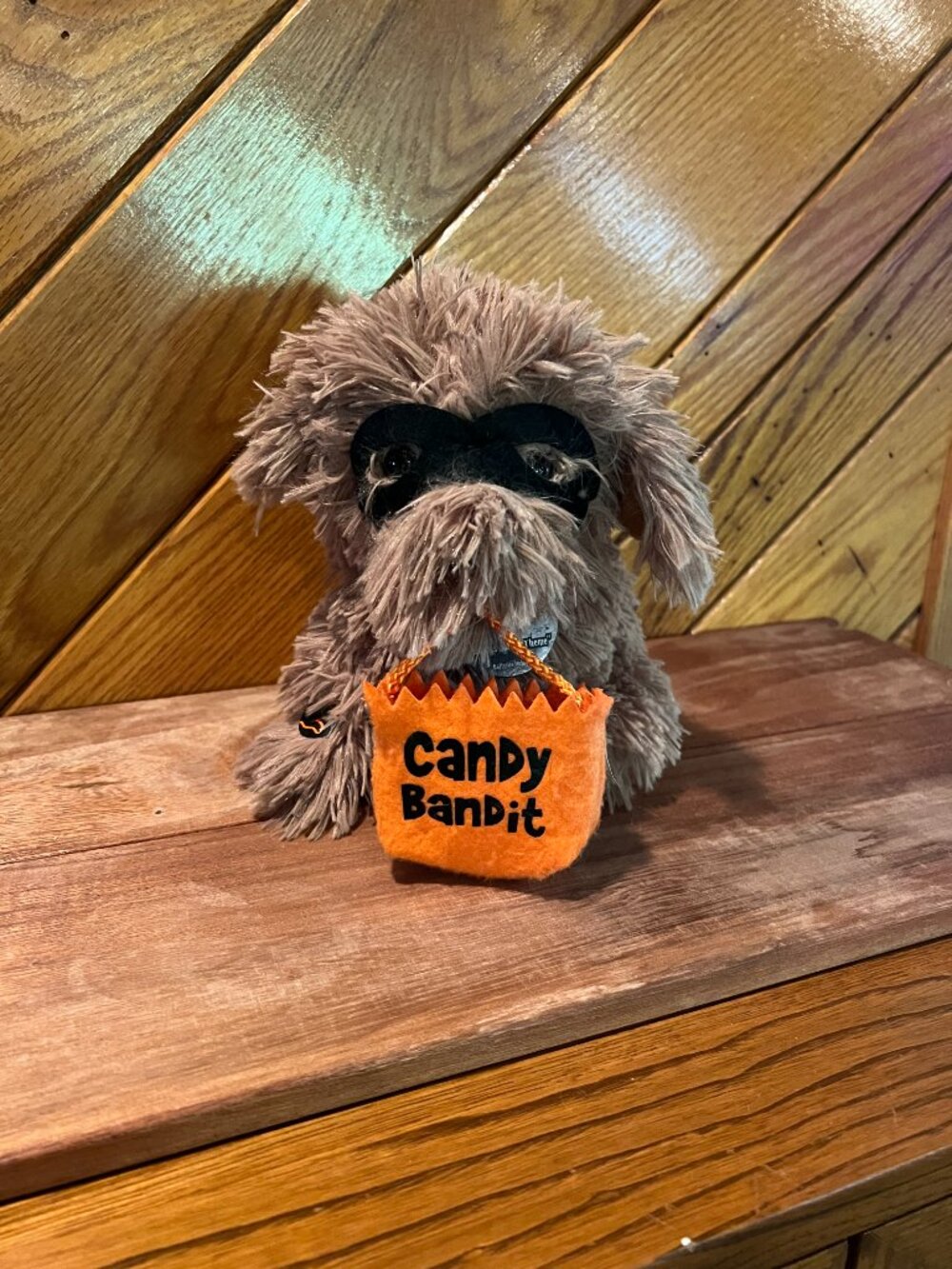 Halloween Puppy Candy Bandit Animated Musical Dances to The Addams Family Theme